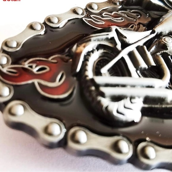 Motorcycle Belt Buckle men - Picture 5 of 6